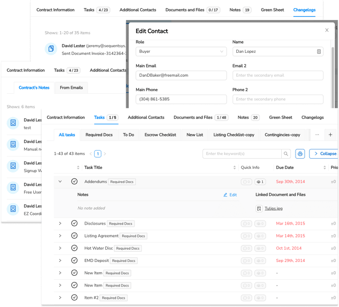 Prospects and Listing Dashboard