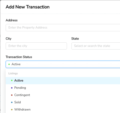 Transaction Details Dashboard