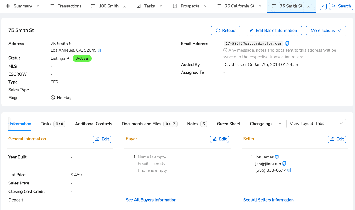 Real Estate CRM Platform Dashboard